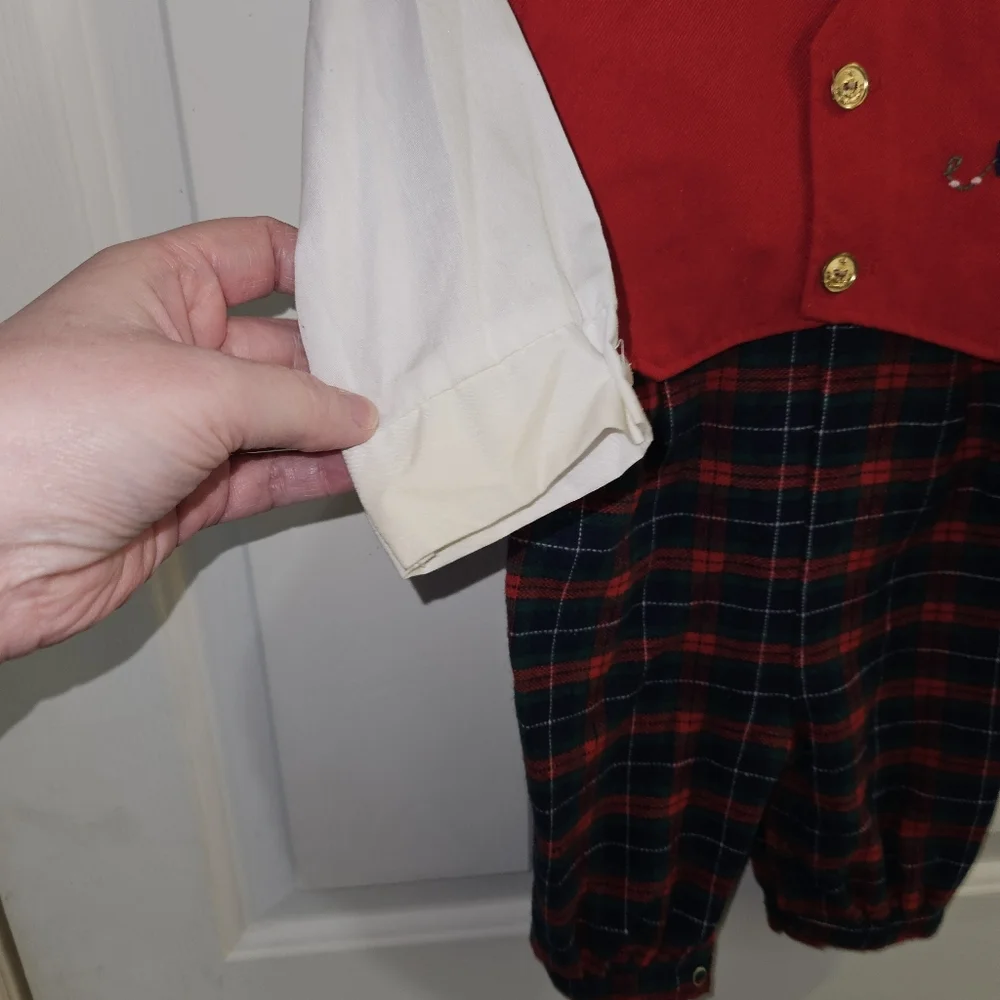 Vintage Little Goodies Holiday Romper 24 Months Made In USA